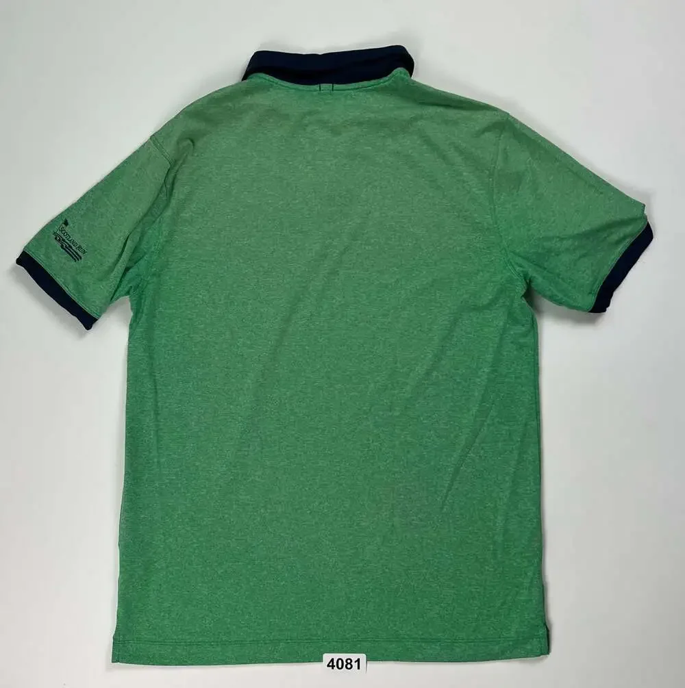 Nike Golf Tour Performance Dri-FIT Scotland Run Embroidered Polo Shirt Size M